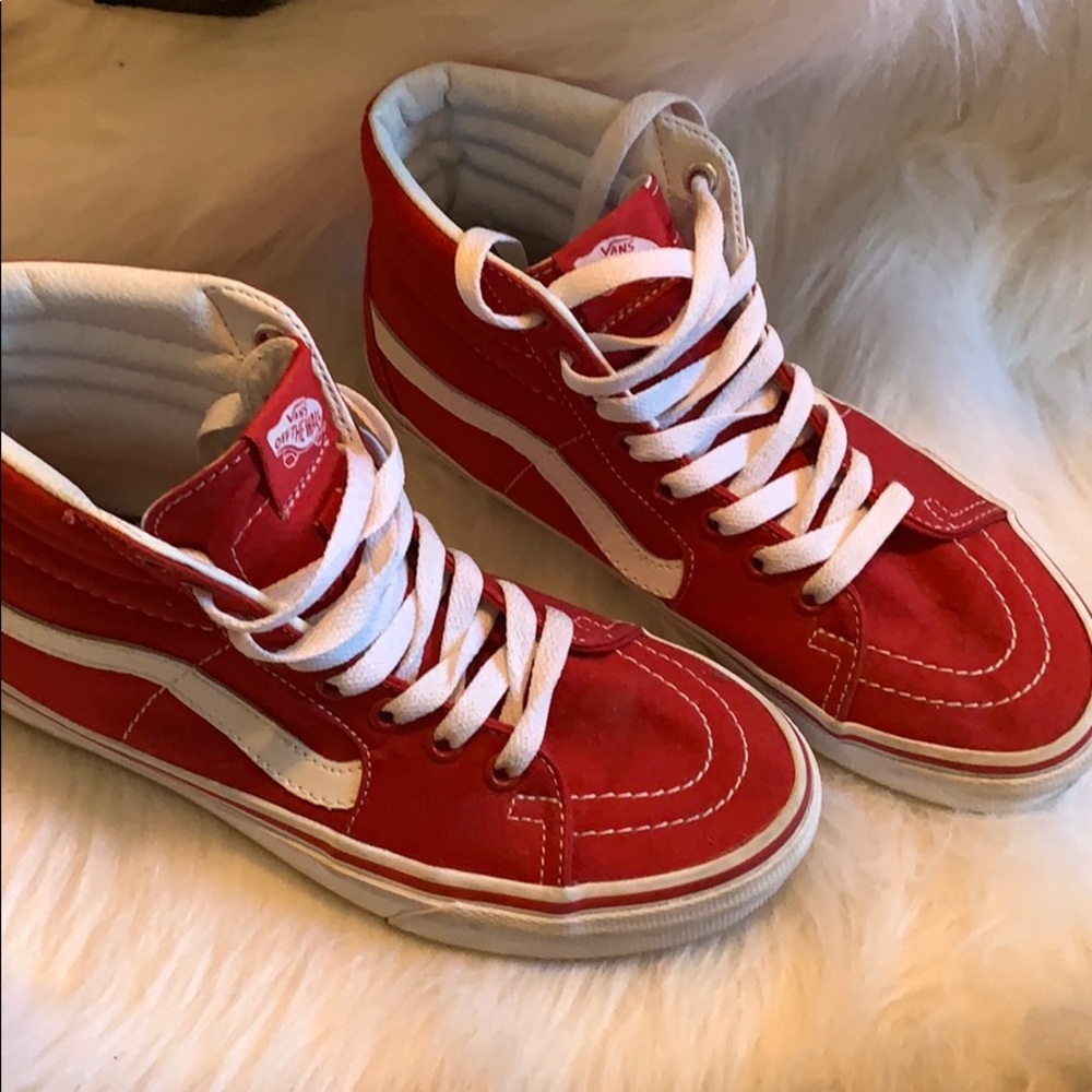 red high top vans